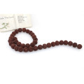 Gemstone Loose Strand Size 6 8 10 12 14 16mm Brown Natural Lava Stone Volcanic Rock